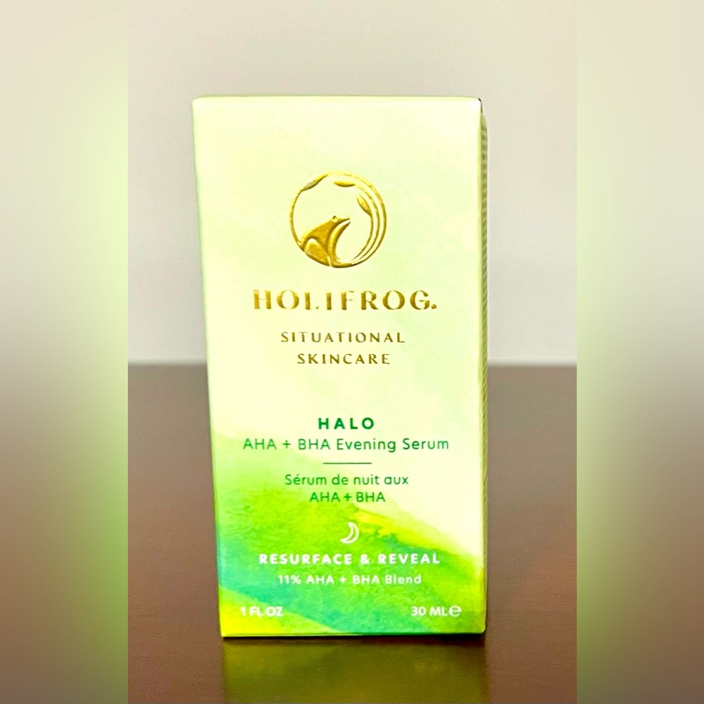 HOLIFROG Halo AHA Plus BHA Evening Serum by HoliFrog for Women - 1 oz Serum. NWT